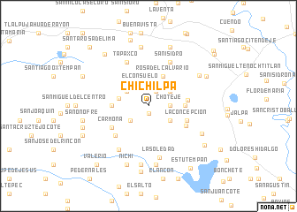 map of Chichilpa