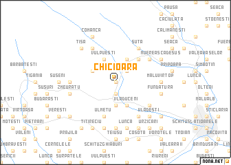 map of Chicioara
