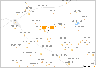 map of Chickwan