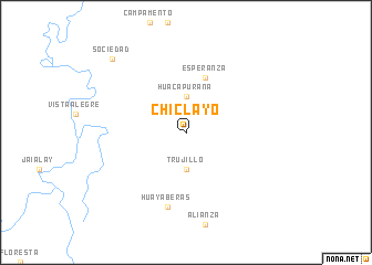 map of Chiclayo