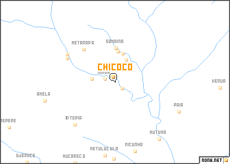 map of Chicôco