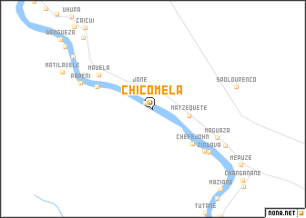 map of Chicomela