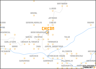 map of Chicón