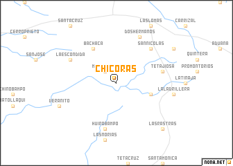 map of Chicoras