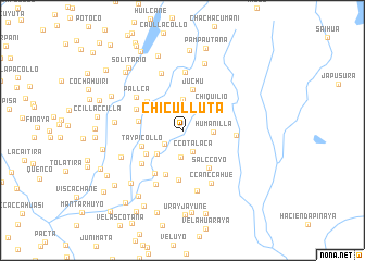 map of Chiculluta