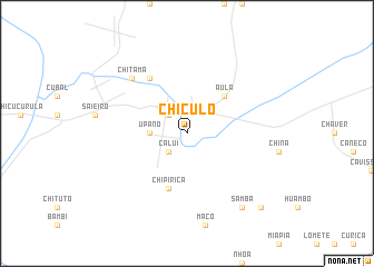 map of Chiculo