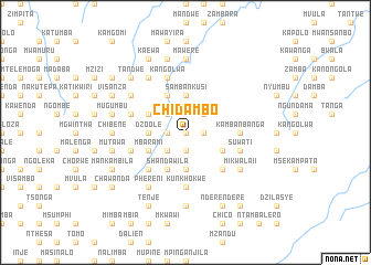 map of Chidambo