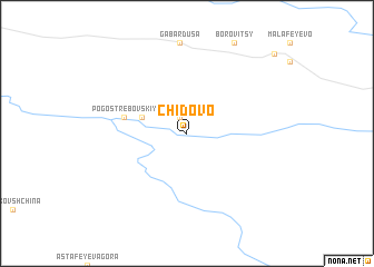 map of Chidovo