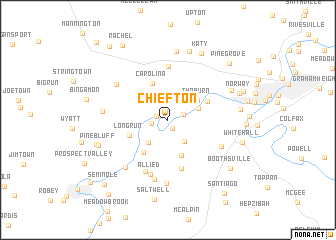 map of Chiefton