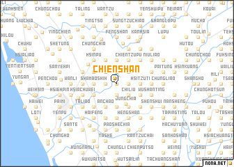 map of Chien-shan