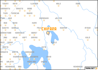 map of Chʼīfara