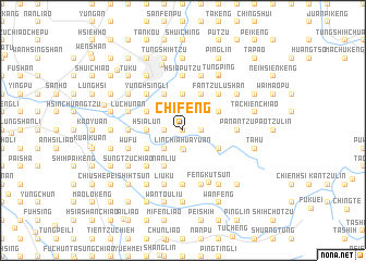 map of Chi-feng