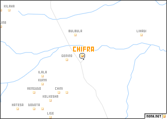 map of Chʼīfra