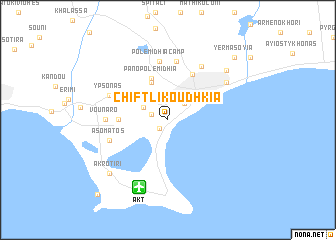 map of Chiftlikoudhkia