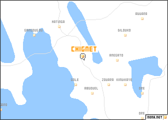 map of Chignet