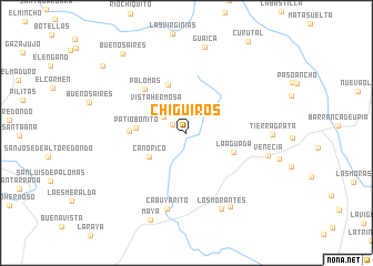 map of Chigüiros