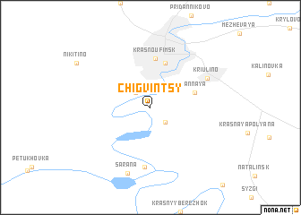 map of Chigvintsy