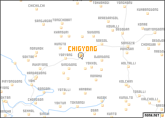 map of Chigyŏng