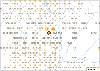 map of Chiha