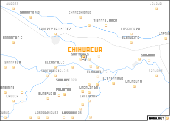 map of Chihuacua