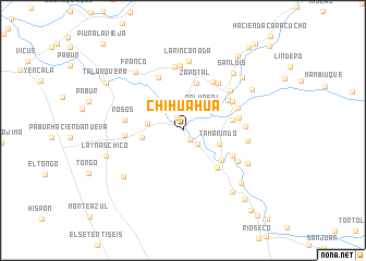 map of Chihuahua