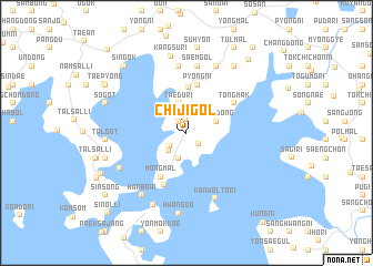 map of Chiji-gol