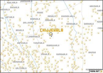 map of Chijjewāla