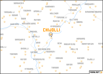 map of Chijŏl-li