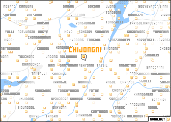 map of Chijŏng-ni