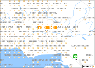 map of Chikādaha