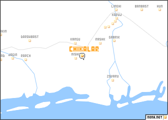 map of Chīkalar