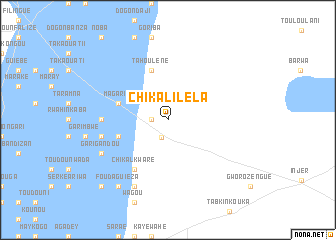 map of Chikal Iléla