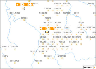 map of Chikanda