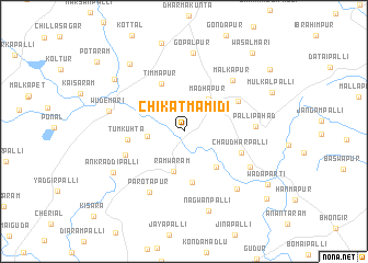 map of Chikatmamidi