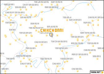 map of Chikchŏn-ni