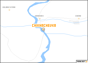 map of Chikhachëvka