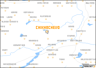 map of Chikhachëvo