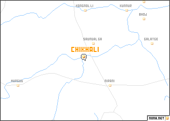 map of Chikhali