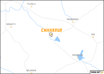 map of Chikkerūr