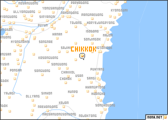 map of Chikkok