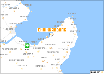 map of Chikkwan-dong
