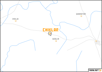 map of Chīklār