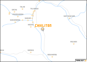 map of Chiklitan