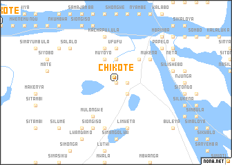 map of Chikote