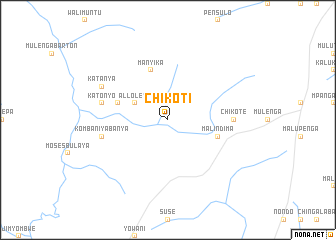 map of Chikoti