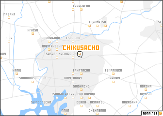 map of Chikusachō