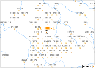 map of Chikuwe