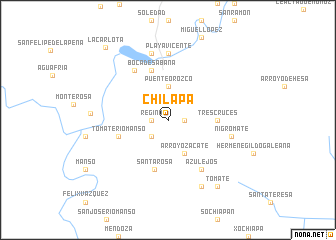 map of Chilapa