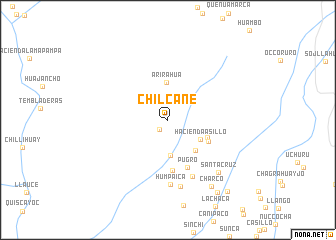map of Chilcane