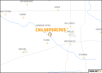 map of Childers Acres